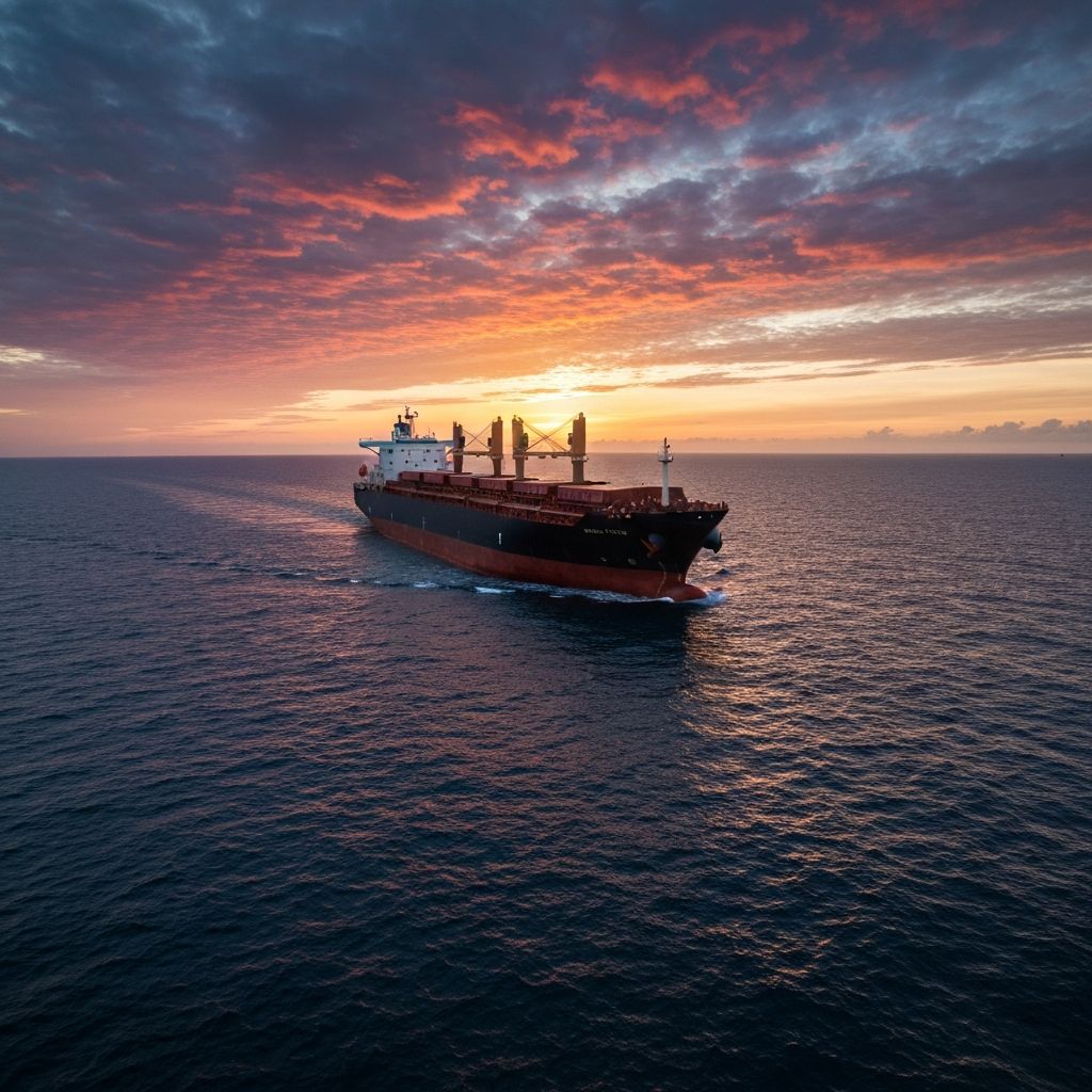 Maritime shipping background